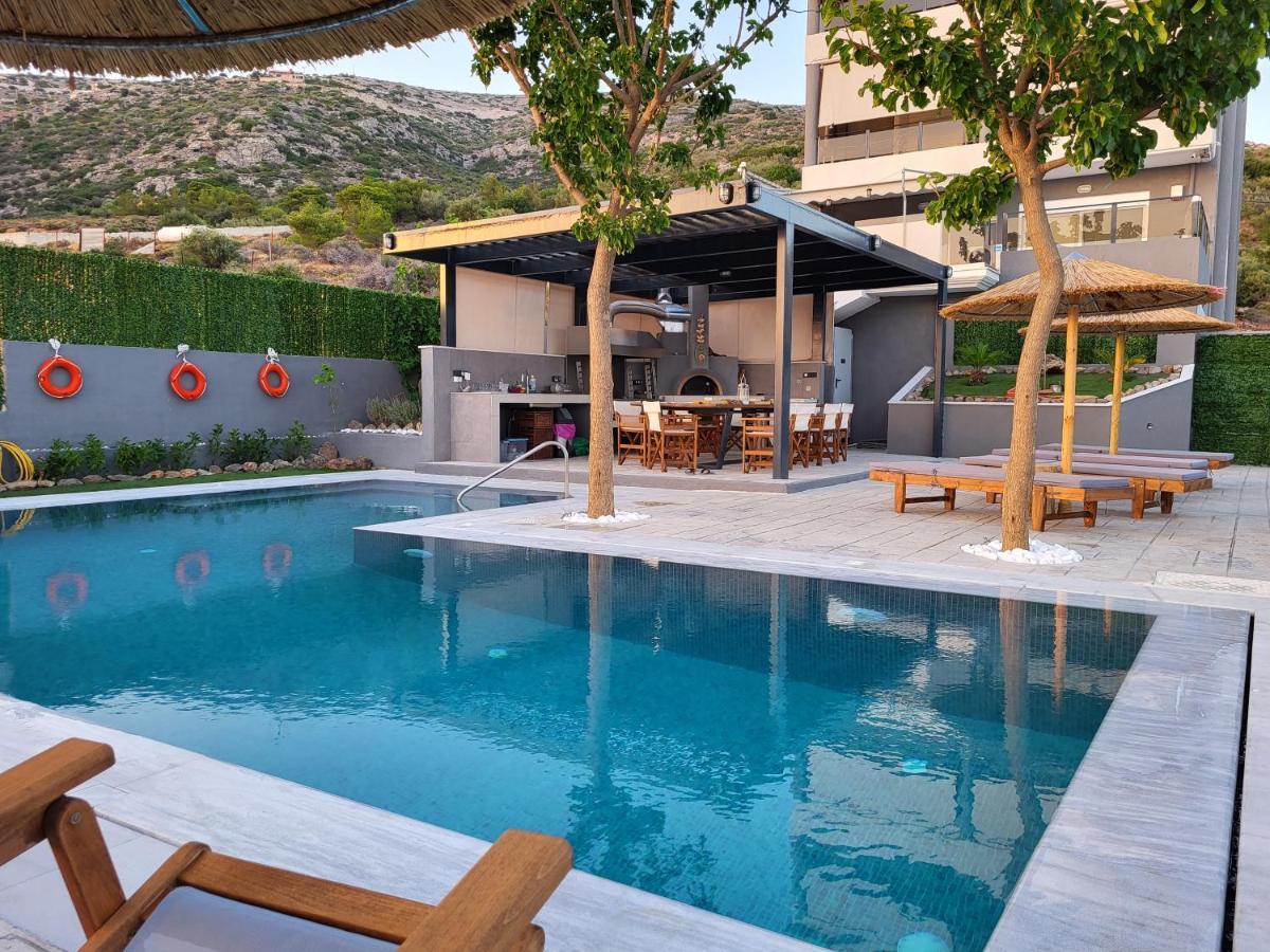 "Stergiou Luxury Apartments" Με Κοινη Πισινα Saronida Zewnętrze zdjęcie